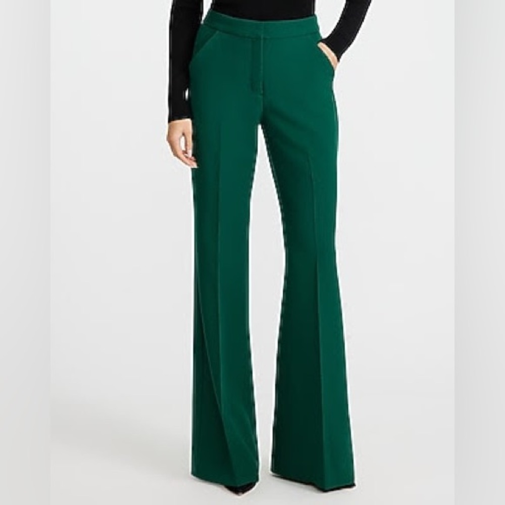 NWT Editor Signature Stretch High Waisted Flare Trouser